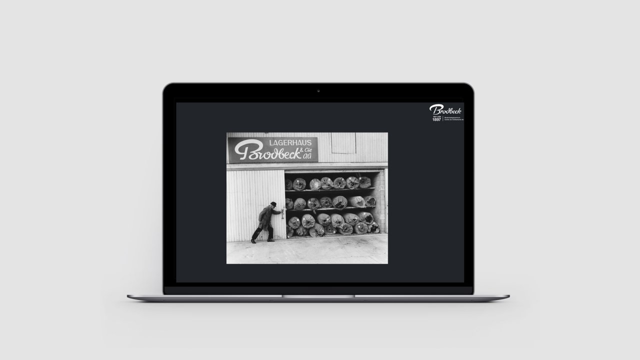 Vorschau Webseite Brodbeck AG